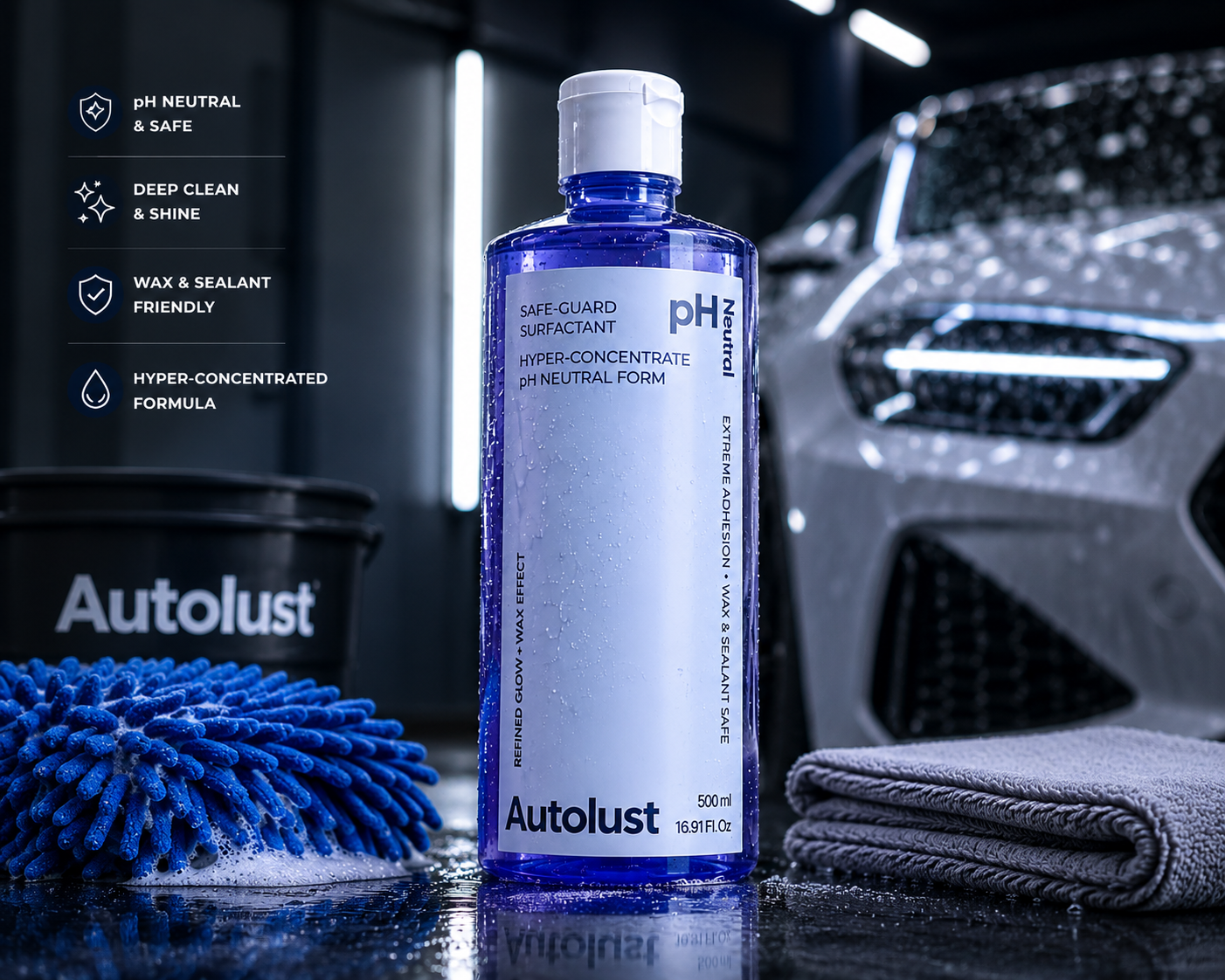 Snow Foam Car Shampoo – pH Neutral (500ML)